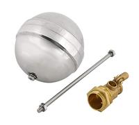 DN25 G1 Brass Water Sensor Float Ball Valve | Stainless Steel Float for Liquid Level Control | Oxidation - Proof Ball Valve for Water Systems/Electromagnetic Switches