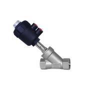 DN32 DN15 DN20 DN25 DN40 DN50 Distributore pneumatico 2/2 vie pistone azionato valvola a sede ad angolo valvola 1Pcs(DN25)