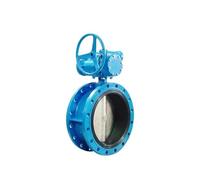 DN40-500 1.5''-20'' Ferro duttile SS304/316 Corpo Disco Stelo Assemblaggio Flangiato Giunto meccanico Estremità Valvola a farfalla Acqua Gas