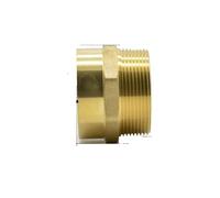 DN50 G 2" BSPP Male x 54mm Weld Socket Brass Pipe Fitting Coupler Adapter Water Gas Oil
