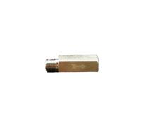 DN6 1/8" Female to Male Nickel Plated Brass Check Valve One Way Non-Return Water Gas Oil Hex Rud Min 2 Bar Pneumatic