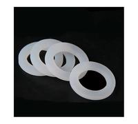 DN8/10/15/20/25/32/40 Guarnizione in silicone guarnizione piatta distanziatore per lavatrice 1/4 "3/8" 1/2" 3/4" 1-1/4" 1-1/4" 1-1/2" NPT Raccordo tubo di montaggio (DN1000 8 x 15 x 3 mm, 1000 8 x 15