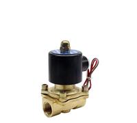 DN8 DN10 DN15 DN20 DN25 1/4 3/8 1/2 3/4 1 pollice Elettrovalvola for acqua 12V 24V 220V Valvola normalmente chiusa for acqua olio aria(Dn20,AC110V)