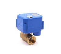 DN8 DN15 DN20 DN25 valvola a sfera motorizzata in ottone 2 vie, 2/3 fili, attuatore elettrico con interruttore manuale (1 pezzo)(1/4",AC220V_CR01)