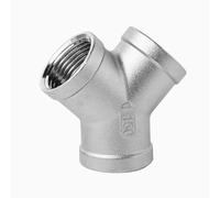 (DN8-DN50) Raccordo for tubo a T/R/Y a 3 vie filettato M+M+F 1/4" 1/2" 3/4" 1" 1-1/4" 1-1/2" BSP in acciaio inossidabile 304(Gold,OTHER_1/4")