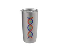 DNA a doppia elica dell'acido desossiribonucleico molecolare Bicchiere termico in acciaio inox doppia parete