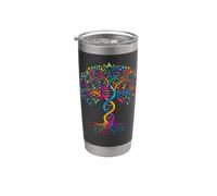 DNA Albero genealogico Genealogia Antenati Documenti genealogici Bicchiere termico in acciaio inox doppia parete