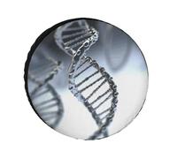 DNA Copertura per pneumatici con foto con catena, impermeabile, anti UV, 66 cm, per asse singolo, per camper, camion, SUV, rimorchio, universale, per tutte le stagioni