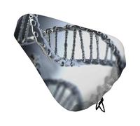 DNA - Coprisedile per bici con catena fotografica, imbottito, extra largo, per donne e uomini, comodo, impermeabile, con coulisse, adatto per strada, montagna, esercizio, spin