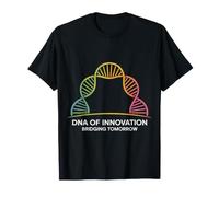 Dna dell'innovazione Rainbow Helix Design Maglietta