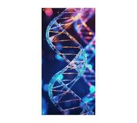 DNA Genetic Helix Copertura per porta banner di benvenuto cartello di ingresso banner per feste decorazioni per feste di compleanno banner per feste di compleanno per celebrazioni festive, 178 x 89 cm