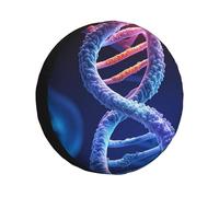 DNA Genetic Helix Copertura per ruota di scorta portatile impermeabile antipolvere per camper, camion, rimorchi da viaggio, accessori da 43 cm