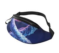 DNA Genetic Helix Marsupio per uomo e donna, impermeabile, sportivo, alla moda, con cinghia regolabile, grande borsa a tracolla per viaggi ed escursionismo