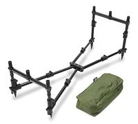 DNA Leisure NGT - Canna da pesca alla carpa, modello Nomad Pod MK2-3, leggera, compatta, con bacchette piccole e medie e custodia verde