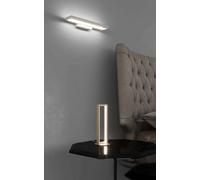 Lampada Scrivania-Ufficio Moderna Four Squares Alluminio Oro Led 8W [EEK: A++]