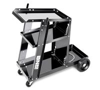 DNA MOTORING Tools-00464 - Carrello per saldatura con 3 strati e ruote girevoli a 360°, colore: nero