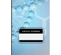 DNA Science Notebook: 120-Page College Ruled | 6.9” x 9.8” | Clear & Simple Single Line Notebook for Science Studies