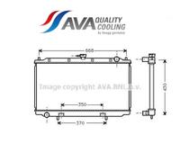 DNA2179 Radiatore, Raffreddamento motore (AVA)