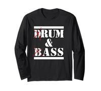 Dnb Young List Design per i fan della musica del batterista Maglia a Manica