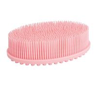 DNC - Spazzola esfoliante in silicone per il corpo e la doccia, facile da pulire, con schiuma, ecologica.