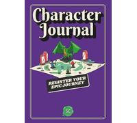 DnD Character Journal: Register your Epic Journey (Purple Cover)