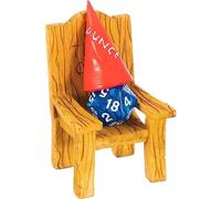 DND Dice Jail - Sedia del Castigo & Cappello da Somaro - Punisci i Dadi Cattivi con la Sedia della Vergogna - Accessori/Regalo per Dungeons and Dragons. Miniature Per Tutti i Dadi D&D D20 D10 D8 D6 D4