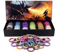 DnD Miniatura Indicatori Di Condizione - 96 Anelli Per Tenere Traccia Di 24 Diversi Effetti Di Stato Ed Incantesimi Per Mini Dungeons And Dragons 5a Edizione -Regali E Gettoni Accessorie