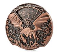 DND Spinner Dice DNDND - Set di dadi 7 in 1, in metallo, con splendida confezione regalo, per giochi da tavolo come Dungeon e Dragon (rame)