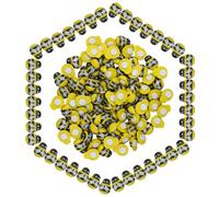 DNDGDLUA 100 pz Mini Api in Legno Adesivi, Api Dipinti, Abbellimenti a Schiena Piatta, Decorazione d'api per Fai Da Te Scrapbooking, Decorazione Della Casa