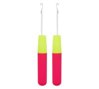 DNDGDLUA Set di 2 ganci per uncinetto, uncinetto, per capelli, per fai da te, lavori di bricolage e intrecciatura