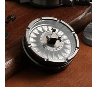 DNDND - Spinner della roulette per gioco di dungeon e draghi, set di dadi DND con bella confezione regalo per giochi di ruolo e tavolo (nero con numero bianco)