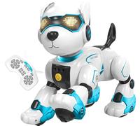 Dnenellr Cane Robot, Cane Robot Intelligente Telecomandato per Bambini, Programmabile, Controllo Vocale (solo in inglese), Controllo dei Gesti, Giocattolo Robot Cane Interattivo per Bambini