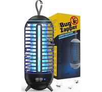 Dnenellr Lampada Antizanzare Ricaricabile, 2 in 1 Zanzariera Elettrica USB, IP65 Impermeabile, Interruttore Automatico, Lampada Zanzare per Esterno ed Interno, Balcone e Campeggio