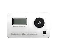 DNEPEI Rifrattometro Digitale per Pietre preziose, Tester Professionale per Gioielli con Schermo LCD, intervallo RI 1.300-3.000 e precisione 0,001, Batteria da 700 mAh per 10.000 Test