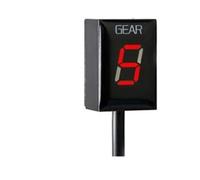 Dngjuen Accessori Moto 1-6 Livello di Visualizzazione velocità Indicatore di Marcia per Caponord 1000 RS 125 per RSV per Mille per Tuono per SL 1000 Marcia Display Meter(Red)