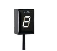 Dngjuen Accessori Moto 1-6 Livello di Visualizzazione velocità Indicatore di Marcia per Caponord 1000 RS 125 per RSV per Mille per Tuono per SL 1000 Marcia Display Meter(White)