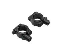Dngjuen Morsetto di Montaggio per Specchietto Retrovisore Manubrio in Alluminio, Adattatore per Specchietti Retrovisori Laterali, Morsetto per Moto E Scooter Riser Mount Extender(Black)