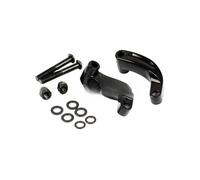 Dngjuen per CTX per CTX700 N per CTX1300 per CTX 700 Adattatore Estensione Specchio Kit Adattatore Adattatore di Riposiziona Mento dello Specchio in Alluminio Riser Mount Extender(Black)