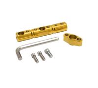 Dngjuen per F&ORZA 125 250 300 350 750 2023 Supporto per Telefono con Barra di Bilanciamento per Moto, Estensione dello Specchio del Manubrio Riser Mount Extender(Yellow)
