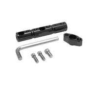 Dngjuen per F&ORZA 125 250 300 350 750 2023 Supporto per Telefono con Barra di Bilanciamento per Moto, Estensione dello Specchio del Manubrio Riser Mount Extender(Black)