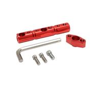 Dngjuen per F&ORZA 125 250 300 350 750 2023 Supporto per Telefono con Barra di Bilanciamento per Moto, Estensione dello Specchio del Manubrio Riser Mount Extender(Orange)