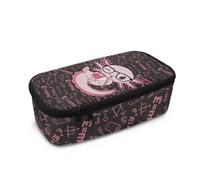 Dngkaoje Astuccio grande per ragazze e ragazzi, astuccio estetico con cerniera, grazioso astuccio per la scuola, Axolotl Rosa, L10.2xW4.5xH3.2 inches, Con tasca per il