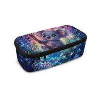 Dngkaoje Astuccio portapenne di grande capacità per studenti delle scuole superiori, astuccio per ufficio e università, Koala divertente, L10.2xW4.5xH3.2 inches, Con tasca per il