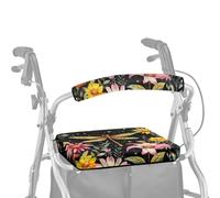 Dngkaoje Deambulatore a forma di libellula con copertura di protezione del sedile per Lady Dragonfly Walker Accessori per deambulatore pieghevole con copri maniglia del sedile per camminatori