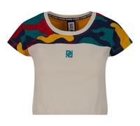 DNGRS DANGEROUS T-Shirt Force Donne Tee Camouflage Cotone Corto Nuovo