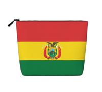 DngSer Bandiera della Bolivia Finta Canapa Kit da toilette Viaggio Multifunzionale Accessori per il Trucco Deposito Quotidiano - On-the-Go, Nero, One Size, Nero , taglia unica