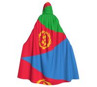 DngSer Mantello con cappuccio con bandiera eritrea per adulti, ideale per cosplay, Natale, costumi da palcoscenico, mascherata, Halloween, Pasqua e carnevale