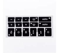 DNHGURW Autoadesivo dell'automobile Compatibile con A4 B6 B7 2000 2001 2002 2003 2004 Auto Aria Condizionata AC Pulsante di Controllo del Climatizzatore Adesivi Decalcomanie Accessori Accessorio