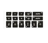 DNHGURW Autoadesivo dell'automobile Compatibile con A4 per B6 B7 2000 2001 2002 2003 2004 Adesivi per La Riparazione dei Pulsanti del Climatizzatore Dell'auto Decalcomanie Accessori.(A)