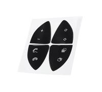 DNHGURW Autoadesivo dell'automobile Compatibile con Benz per W220 S430 S500 S600 CL600 Adesivi per La Riparazione dei Pulsanti del Volante Adesivi per La Riparazione Decalcomanie Accessori Decorativi